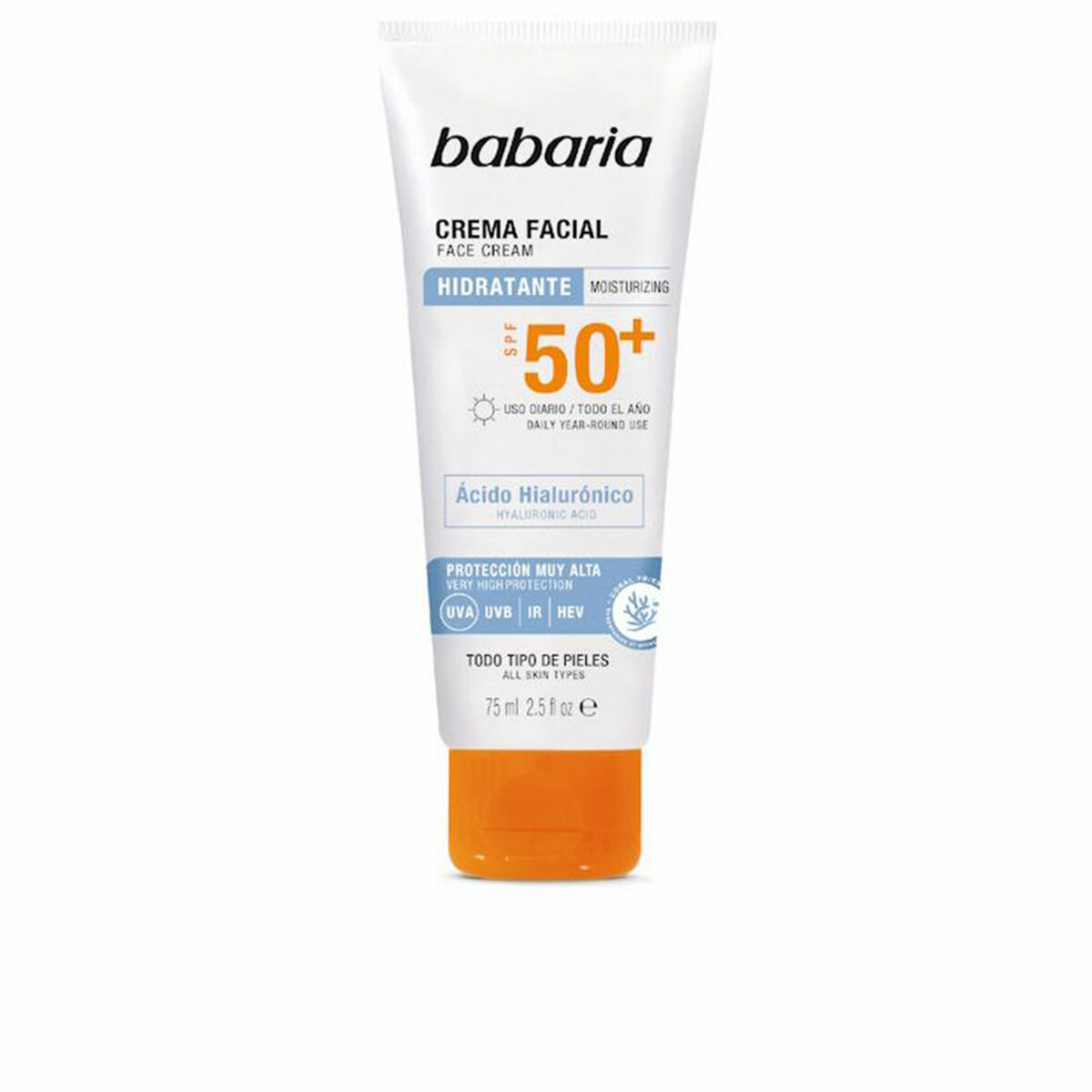 Pospeševalec porjavitve Babaria SOLAR Spf 50+ 75 ml